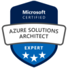 Microsoft Certified: Azure Solutions Architect Expert badge